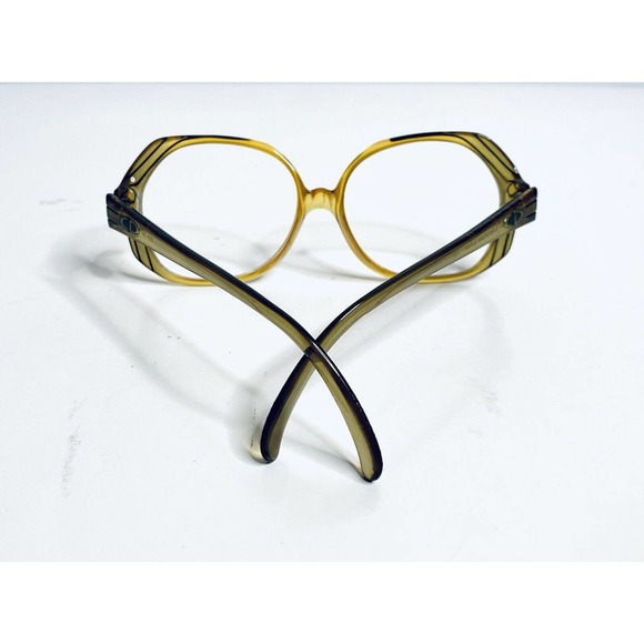 VTG Christian Dior Amber Lucite Oversized Glasses - Picture 8 of 10